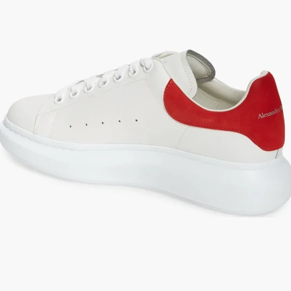 White and Alexander McQueen Red Sneakers
Lightly worn - Picture 7 of 7